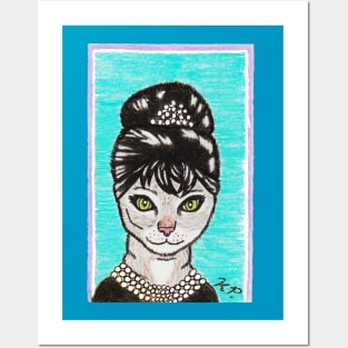 Purrrfect Breakfast at Tiffany's Posters and Art